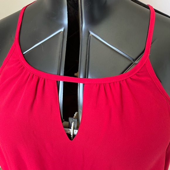 TORRID red cold shoulder top - Picture 5 of 9
